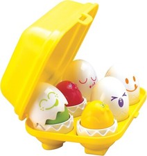 Tomy Toomies Hide and Squeak Eggs Matching Sorting Damaged Box