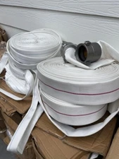 2" fire hose x 100' NPT thread couplings