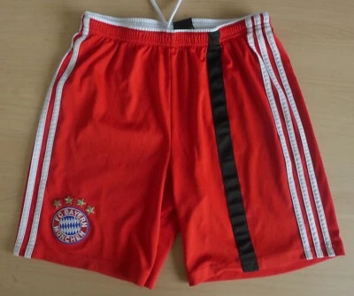 FC Bayern München Gardien Pantalon Court 2014/15 Adidas Rouge Taille 176/S - Photo 1/3