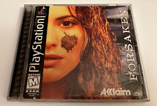Forsaken PlayStation 1 Video Game 1998 Tested CIB FPS NSTC Shooter Racing