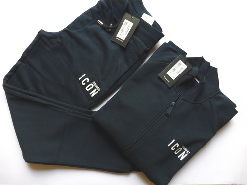 ✓ DSQUARED Tuta completa pantalone e Felpa uomo cotone ICON - S-M-L-XL-XXL  Blu | eBay