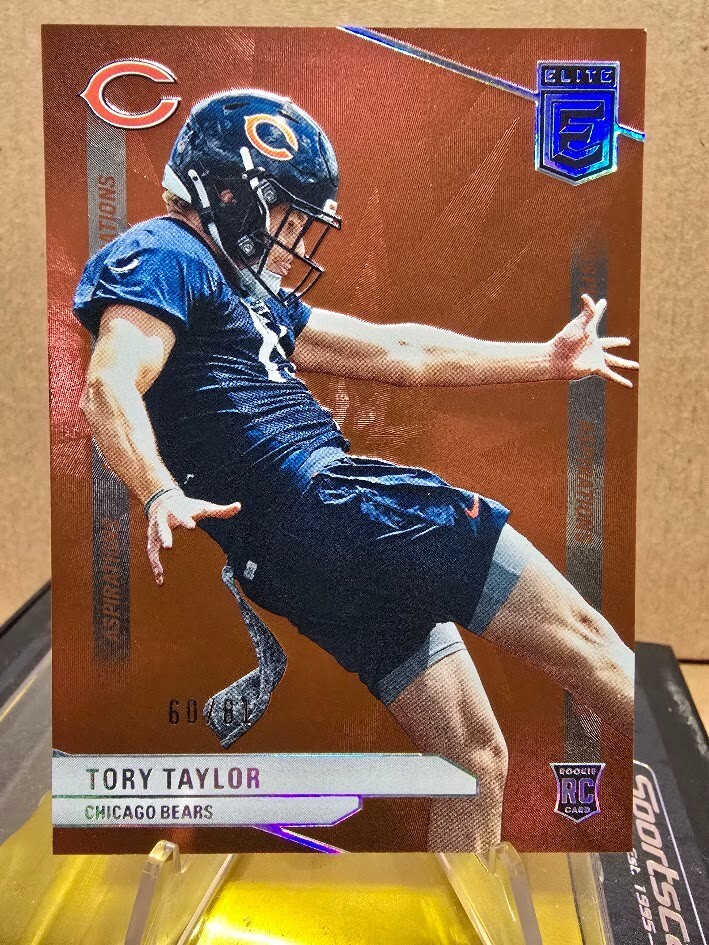 Tory Taylor 2024 Donruss Elite Football #101 Red Aspirations #'d 60/81 BEARS