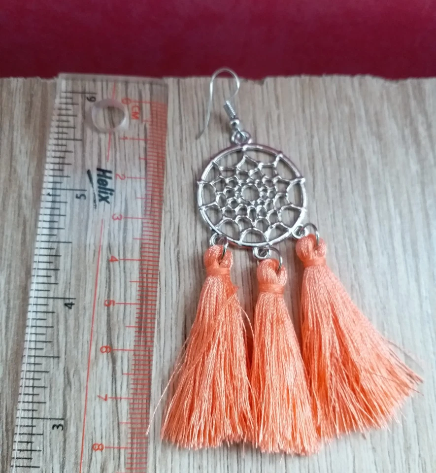 Dream new Catcher Tassel Earrings Dangle hook jewellery - Image 3 of 4