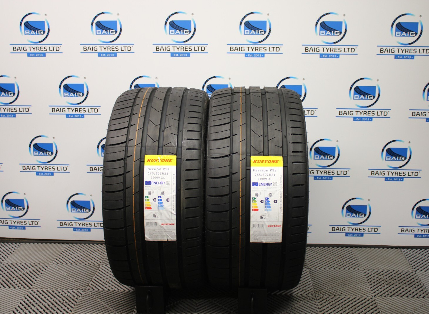 X4 285/30ZR21 285 30 21 100W XL KUSTONE PASSION P9S NEW TYRES *GREAT B/B RATED!* - Image 3