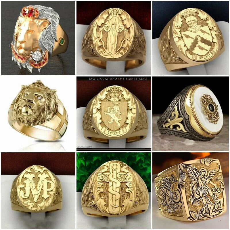 Aggregate more than 171 gold christian rings best awesomeenglish.edu.vn