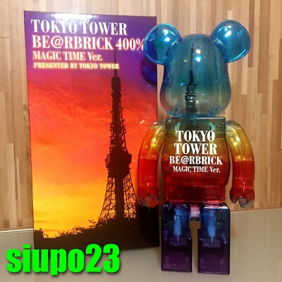 BE@RBRICK - TOKYO TOWER BE@RBRICK 400％ MAGIC TIME Medicom 400% Bearbrck ~ Tokyo Tower Be@r brick Magic Time