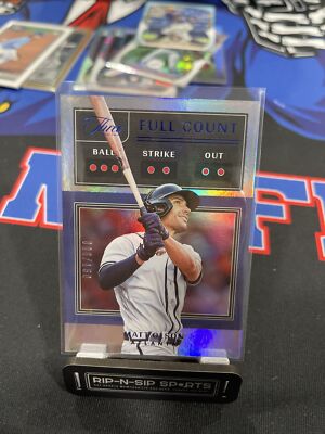 2022 Panini Three and Two MATT OLSON Full Count /150 Atlanta Braves