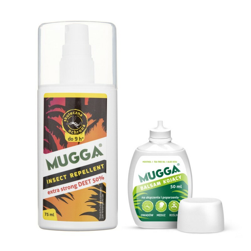 Kit Mugga Spray 50% DEET + Loción Mugga - 50 ml