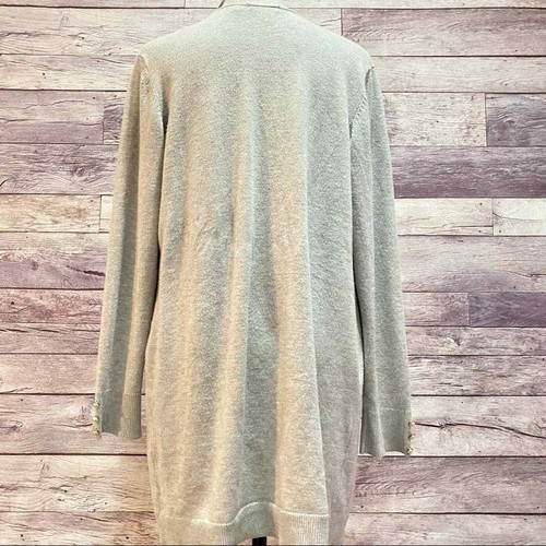 Verve Ami graue Oversize Strickjacke vorne offen - Größe M - Bild 3 von 10