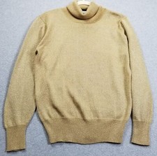 Vintage Greg Adams Sweater Women’s Medium Gold Metallic Long Sleeve Turtle Neck