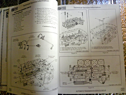 ATSG Transmission Service MANUAL Techtran 2002 4L40E 5L40E BMW Cadillac - Picture 4 of 5