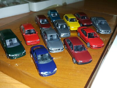 VINTAGE HERPA OPEL COLLECTION TOY MINI MODELS GERMANY GDR DDR RARE SET LOT 1:87