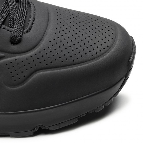 SKECHERS STREET LOS ANGELES UNO scarpe uomo sportive sneakers casual pelle run - Afbeelding 14 van 34