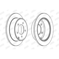 Jurid Bremsscheiben Hinten Ø262 Mm Voll FüR Jeep Patriot Compass Sebring