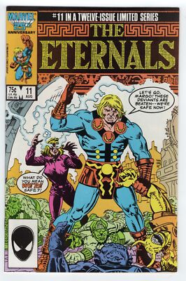 1986 MARVEL THE ETERNALS #11 IKARIS COVER KEY RARE