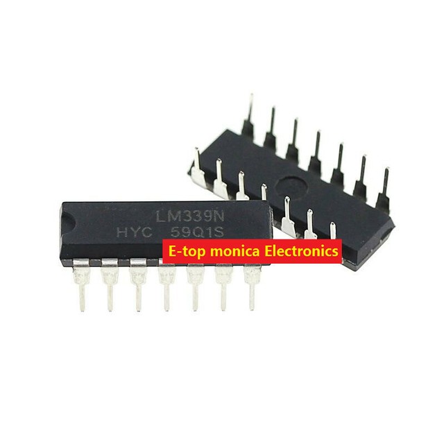 10pcs New LM339N DIP14 LM339 fourvoltage comparator chip eBay