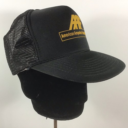 Cappello Vintage American Amputee Foundation Snap Back Regolabile Nero - Foto 2 di 11