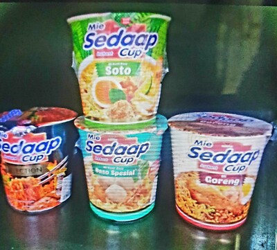MIE SEDAAP  INSTANT 4 x varous tastes (4 x 81 grams)