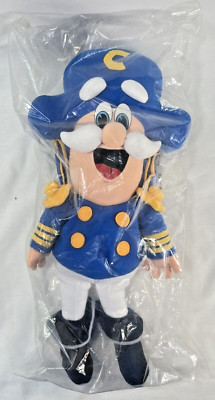 1992 Cap'n Crunch 18,5'' Müsli Werbe Plüschpuppe Neu in Verpackung versiegelt Quäker Hafer