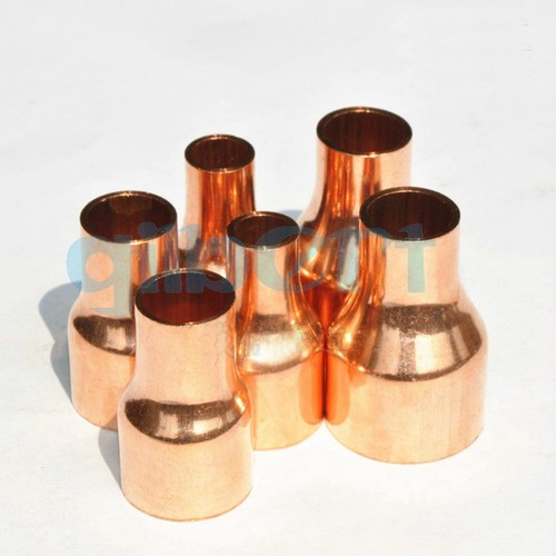 Inner Dia 6.35-54mm Copper End Feed Reducer Weld Pipe Fitting Chiller Plant - Picture 139 of 163