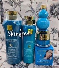 4pc. Lait snapchat Diamant blue lotion, serum, Facecream  shower Gel 100   