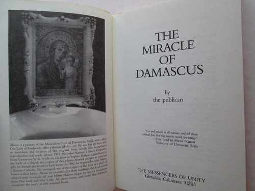THE MIRACLE OF DAMASCUS by The Publican 1990 pb CATHOLIC with Imprimatur - Picture 4 of 10