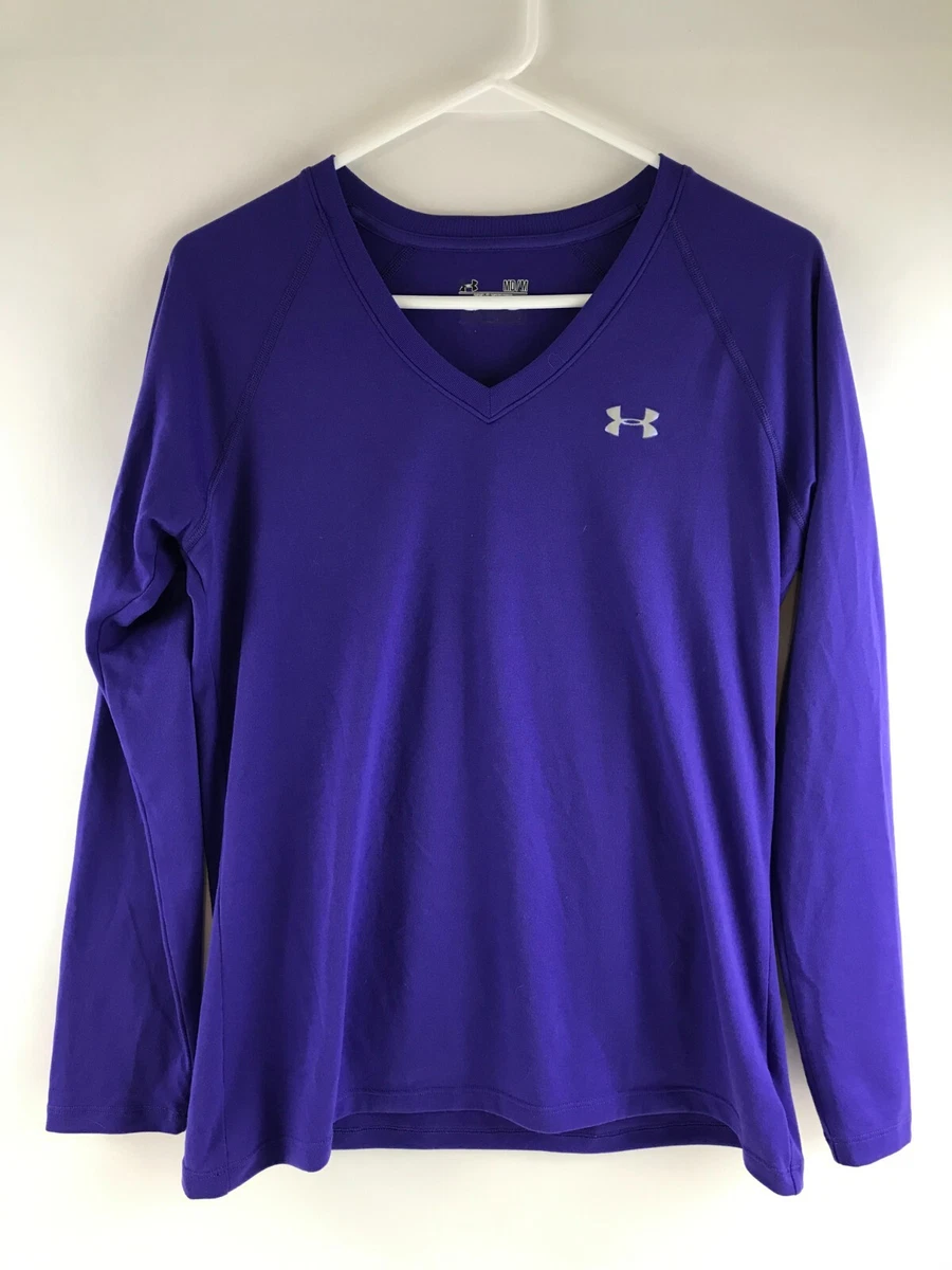 Under armour women's v neck long sleeve hotsell