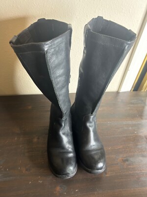 Keen Tyretread Riding Boots Women Size Black Leather