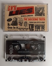 Guns N' Roses - G N' R Lies Cassette, 1986 Geffen Records