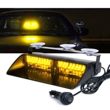 Xprite Windshield 16 Led Strobe Light Car Truck Emergency Warning Fog Driving Xprite Windshield 16 Led Strobe Light Car Truck Emergency Warning Fog Driving