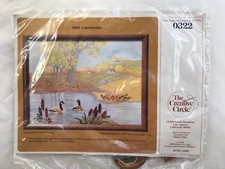 The Creative Circle Stitchery Kit Countryside 0322 Geese Pond
