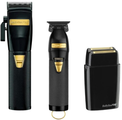 Babyliss Pro BLACK FX Clipper - Trimmer - Shaver Set