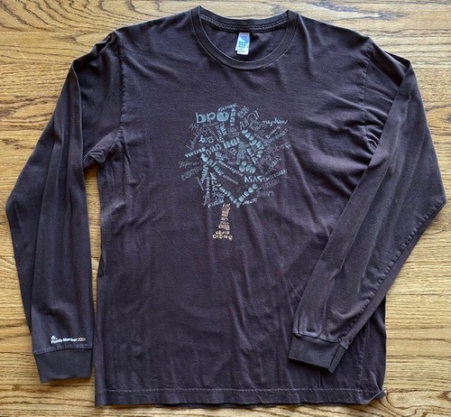 AMERICAN APPAREL / Standard American - FAMILY TREE Men's shirt t-shirt - SIZE L - 第 1/5 張圖片