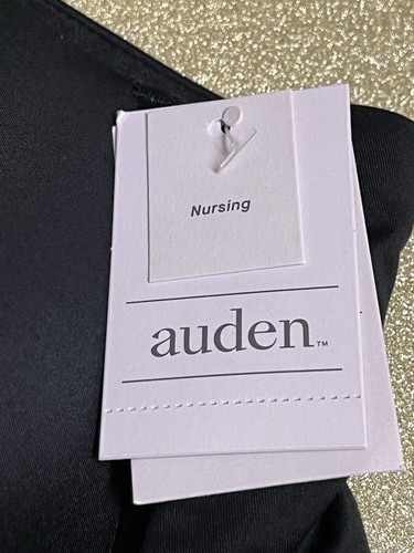 NEW size 44D Auden nursing bra full coverage underwire t-shirt black - Picture 2 of 4