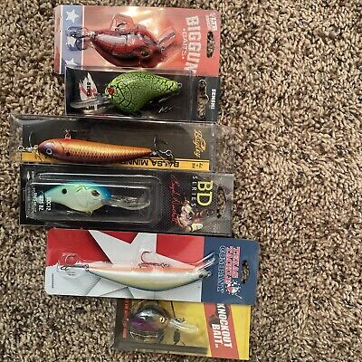 Brand New Lot of 12 Hard Baits $100 Msrp