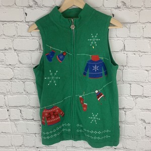 green sweater vest womens