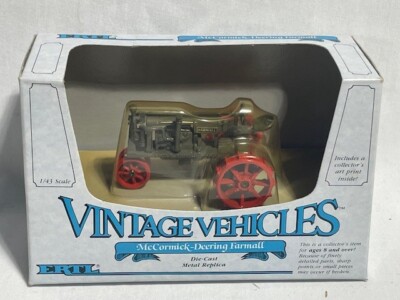 ERTL Vintage Vehicles McCormick Deering Farmall Tractor, 1/43, NIB