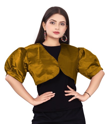 Satin Cropped Bolero Koti Kurzarm Damen Bolero Cardigan Bolero Jacke S109 - Bild 57 von 210