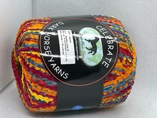 Dark Horse Yarns Celebrate #113 Circus Flag 'N Ladder Ribbon Yarn 50gr 76y