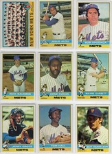 1976 Topps NEW YORK METS Set 35 Cards TOM SEAVER Leaders Traded Randolf/ RC NrMT