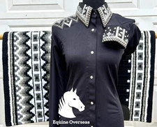 Western Showmanship Horsemanship Pleasure Show Shirt and Matching Show pad 34x40