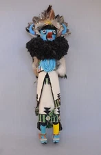Vintage Zuni Pueblo Shalako Kachina Doll - 16" tall