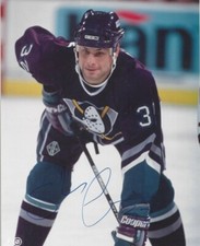 Stu Grimson Autographed 8x10 Anaheim Ducks D583