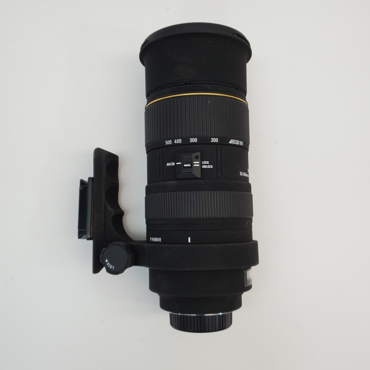 Sigma EX 50-500mm f/4-6.3 APO DG HSM Lens Nikon F Mount w/Hood and