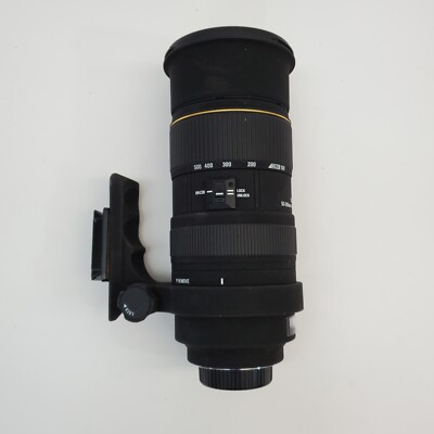 Sigma EX 50-500mm f/4-6.3 APO DG HSM Lens Nikon F Mount w/Hood and