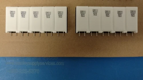 10 PCS - KOA BWR10CN101J Wirewound Resistors Through Hole 100 OHM 5% 10W - product listing photo