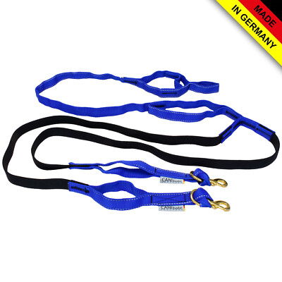 CANIbale dogsport SOULmate Vario Double Zugleine |CB7180| Bike/Scooter 2 Dogs