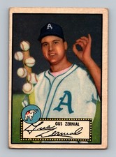 1952 Topps #31 Gus Zernial (Black Back) LOW GRADE (MK) Vintage Baseball Card