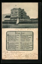 Cuxhaven, Ansichtskarte, Hotel Continental, Die alte Liebe!... 1903 
