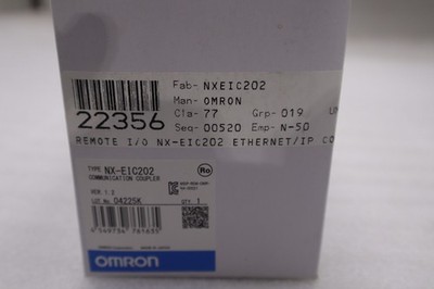 Omron Communication Coupler NX-EIC202 - NEW SEALED - STOCK GF535A
